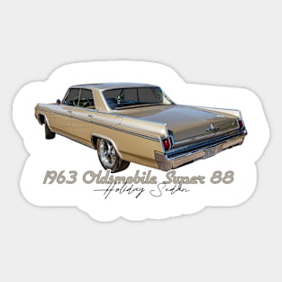 1963 Oldsmobile Super 88 Holiday Sedan Sticker